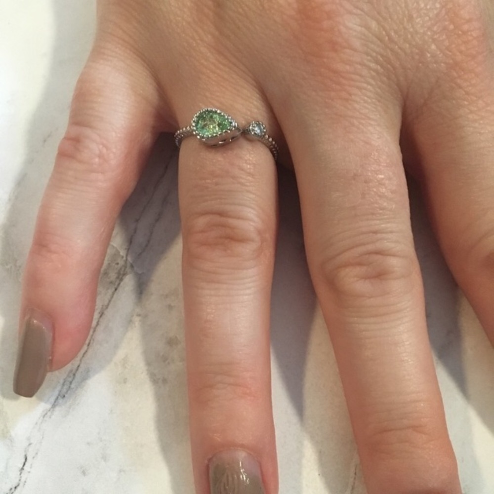 Dryad Silver Leaf Open Ring - Picture 4 of 4